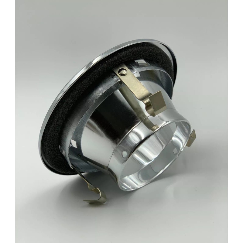 METRO LIGHTING 4" Recessed Can Light, Chrome Reflector & Ring,