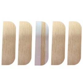 3.5 Inch Hinge Repair Plate Hinge Repair Kit Kitchen Cabinet Hinges Cabinet Door Hinge Door Hole Cover Plate Wooden Hinge Filler Plates, Hinge Blanks with Double Sided Tapes for Kitchen (5, 3.5inch)