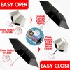 Moorrlii Automatic Mini Travel Windproof Folding Umbrella - UV Protection,