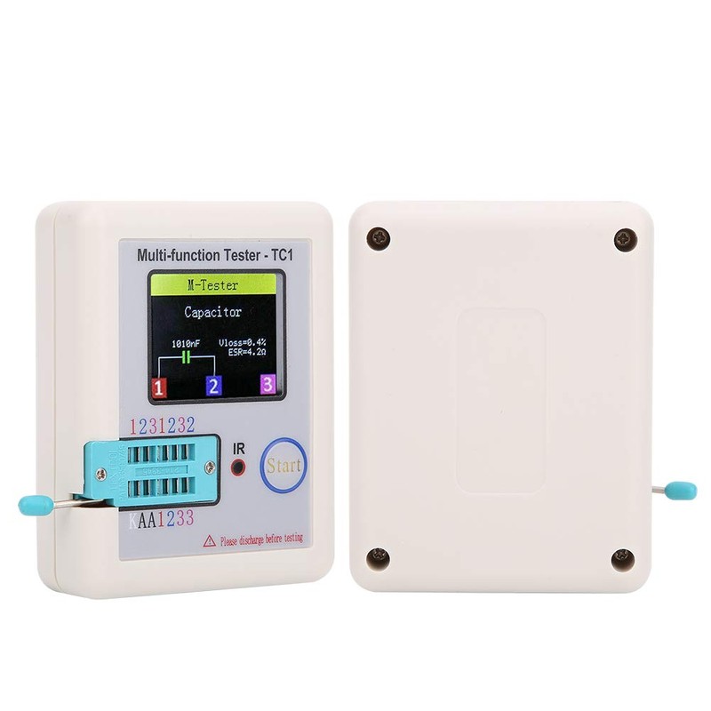Multifunction Transistor Tester, 3.5 Inch TFT Screen LCR-TC1 for Capacitor