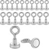 POPPSTAR 20 Pieces Eyebolt Magnet Small (Clamping Force 8 kg,