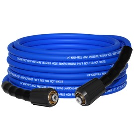 VIVIDWASH Kink Resistant 1/4" Pressure Washer Hose 25FT，3600PSI Power Washer Hose Replacement（M22-14mm）for GreenWorks，Ryobi etc Household High-Pressure Washers