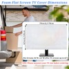 4 Pack Foam Flat Screen TV Cover for Moving,TV Protective