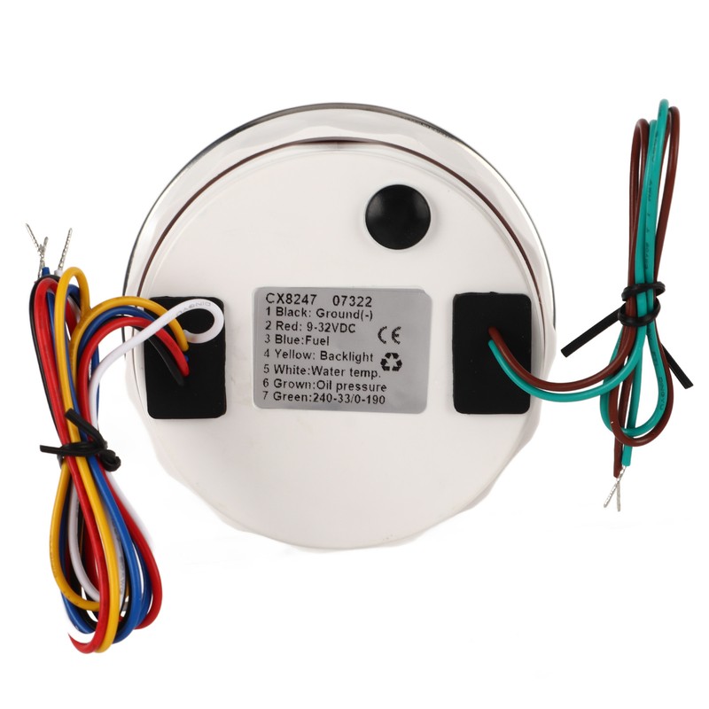 4in1 85mm Guage Multifunction Fuel Level Oil Pressure Water Temp