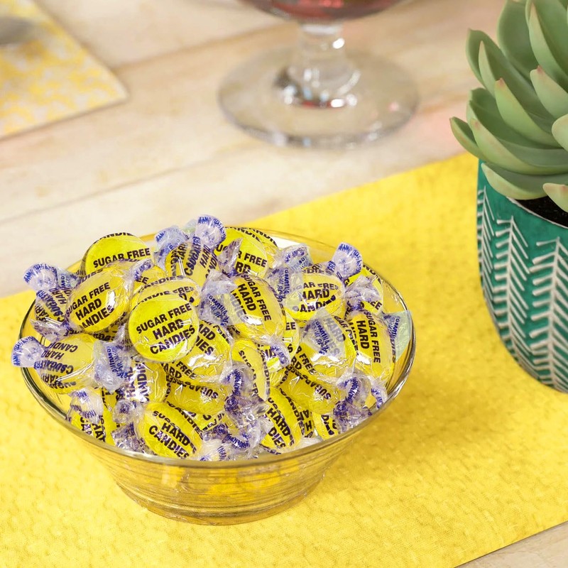 Sugar Free Lemon Hard Candy Drops - 1 Pound Approx.