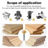 FivePears V Groove Router Bit 120 Degree 1/4 inch Shank,