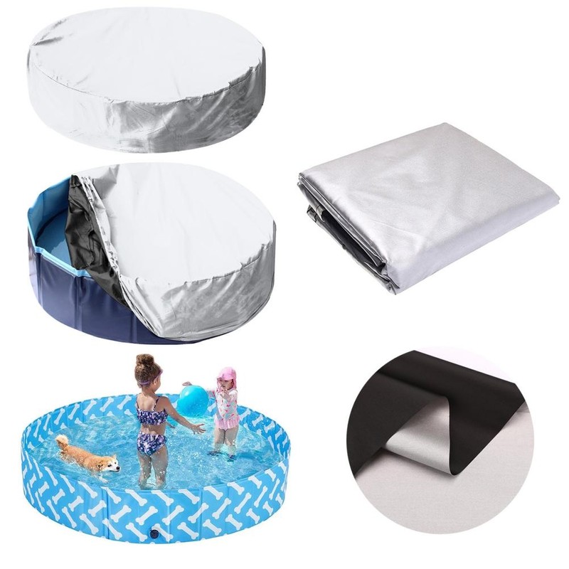 Pool Protective Cover Foldable Kids Pet Pool Bathtub Cover for