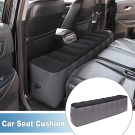 A ABSOPRO Sleeping Mat for Car Air Inflation Mattress, Pleasant Suitable Rear Seat Air Travel Bed, Perfect for Car Naps and Travel, Black Gray