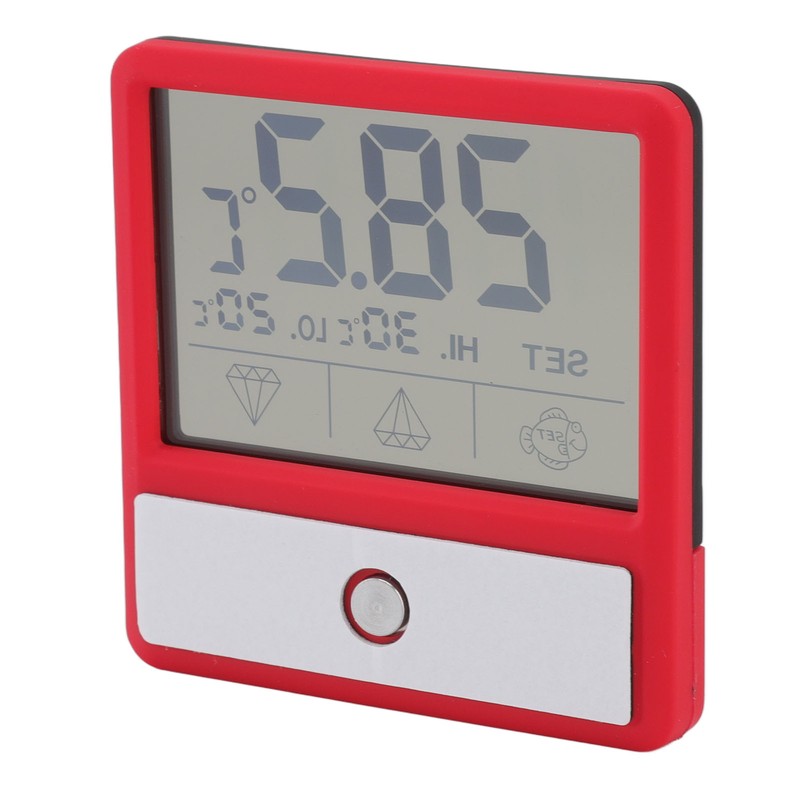 Digital Aquarium Thermometer High Accuracy High Temperature Alarm LED Fish