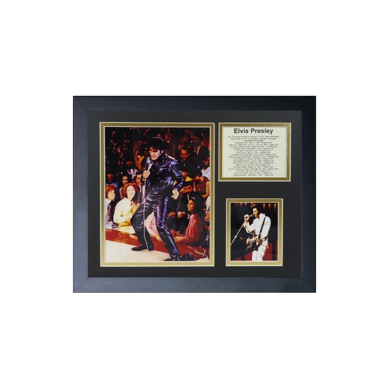 Legends Never Die Elvis Presley In Concert Framed Photo Collage,