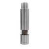 Bisetti Push Button Stainless Steel And Acrylic Pepper Mill Grinder,