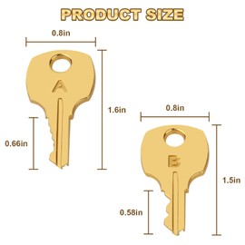 2 Cedar Chest Key Replacement Lane Cedar Chest Key, Fits All Lane Newer S Series Safety Style Locks S83,S84,S85,S86,S87,S88,S89,S90