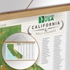 Golf Maps USA California State Golf Scratch Map with 278