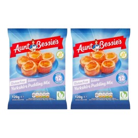 Aunt Bessie Gluten-Free Yorkshire Pudding Mix 120g (Pack of 2).