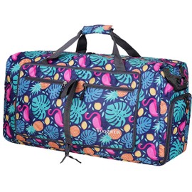 ehsbuy 100L Foldable Travel Duffle Bags for Men Women Large Holdall Bag Waterproof Overnight Weekend Bags for Gym Luggage