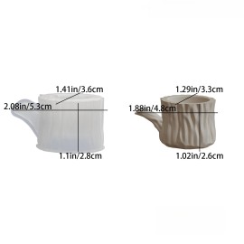 DIY Dropper Mold with Tree Stump Aromatherapy Candle Cup Gypsum Succulent Vase Resin Silicone MoldColor: White, Size: Wooden pile storage box mold 02