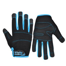 Rebz Work Gloves Premium work gloves men|Safety work gloves women Durable touchscreen Grip Mechanic Gloves, gardening gloves