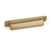 khtumeware 2 Pack 3-3/4" Drawer Pulls Brushed Brass Cabinet Cup