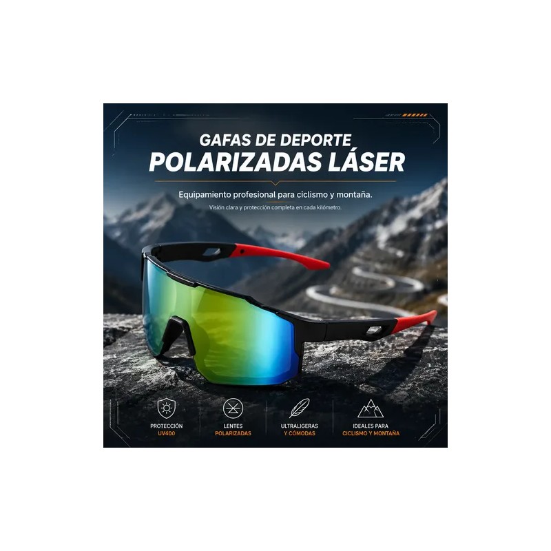 Gafas De Sol Deportivas Unisex Para Correr, Pescar, Andar En