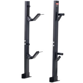 VEVOR 2-Place Trim Holder Trailer Rack Carrier, Weeder Trimmer Rack with Zinc Alloy Combination Lock, Mount on Landscape Truck Trailer Enclosed Trimmer Rack Weed Eater Racks, Pair