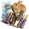 Abizoo Sweet Bamboo Rabbit Chew Sticks 8Pcs Natural Hay Molar