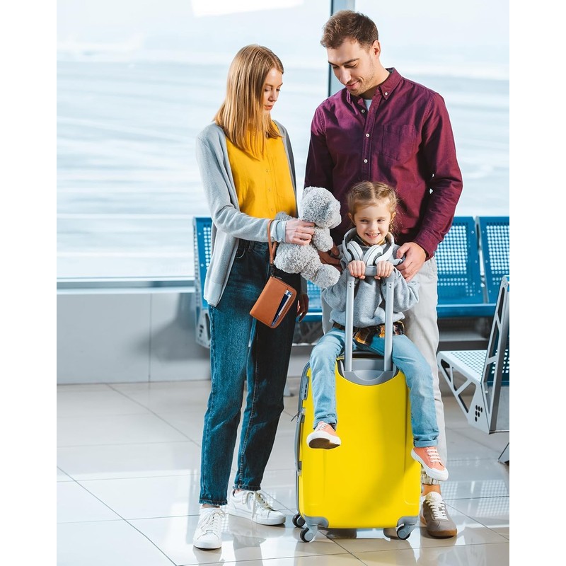 VULKIT Porta Pasaporte de Cuero con Bloqueo RFID y Correa