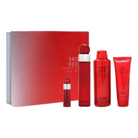 Set De Regalo De 4 Piezas Perry Ellis Fragrances 360 Red Par