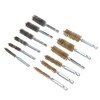 12PCS Bore Brush Copper and Iron 304 Stainless Steel Bristles