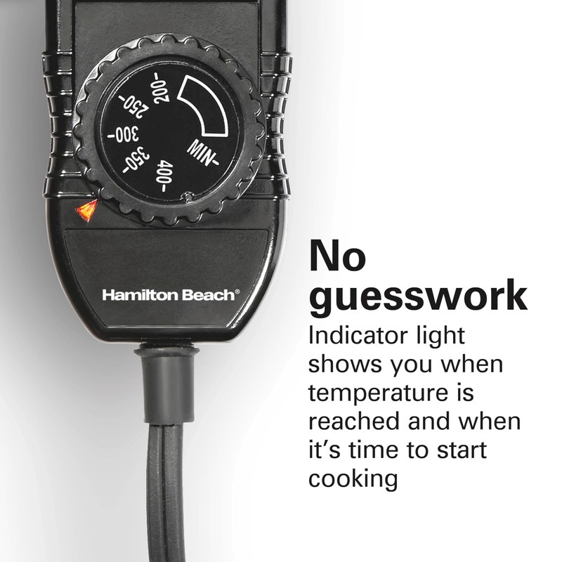 Hamilton Beach 200 Sq. In. Electric Griddle With Adjustable Temperature
