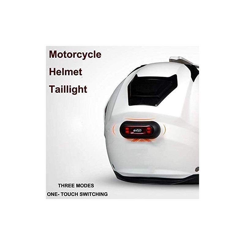 Luz nocturna para casco de motocicleta, luz trasera universal LED