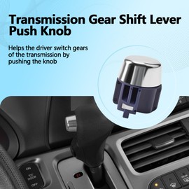 Transmission Gear Shift Lever Push Knob with Spring Compatible with 2005-2010 Honda Odyssey EX, EX-L, LX, Touring 3.5L V6-Gas Replaces 54132-SHJ-A01 54132SHJA01