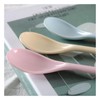 Pack of 5 plastic spoons, long spoons, plastic egg spoons,