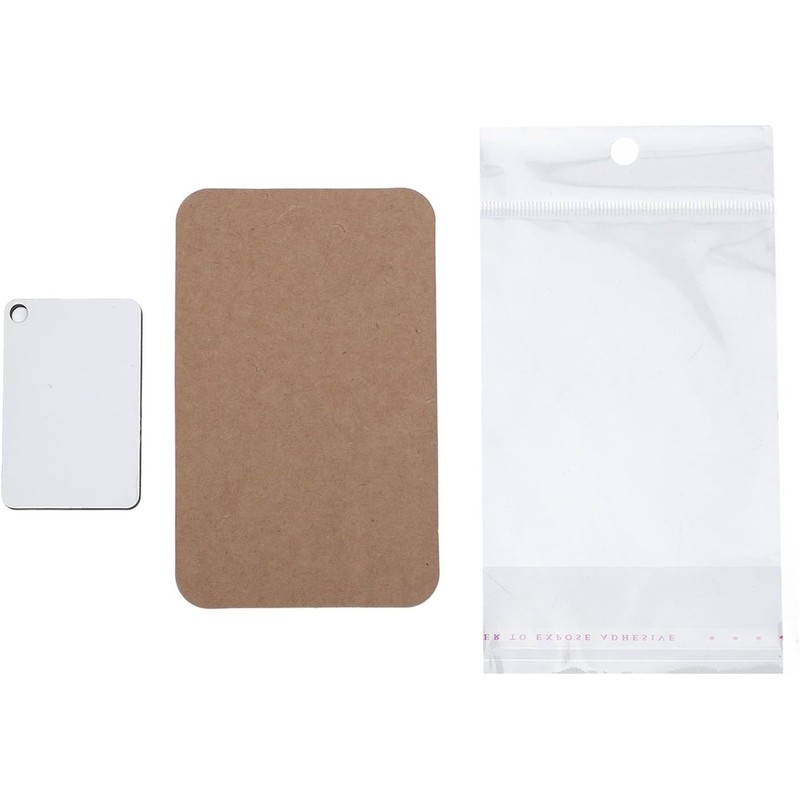 Yosoo Kit de Llaveros en para Sublimación, Paquete Completo de
