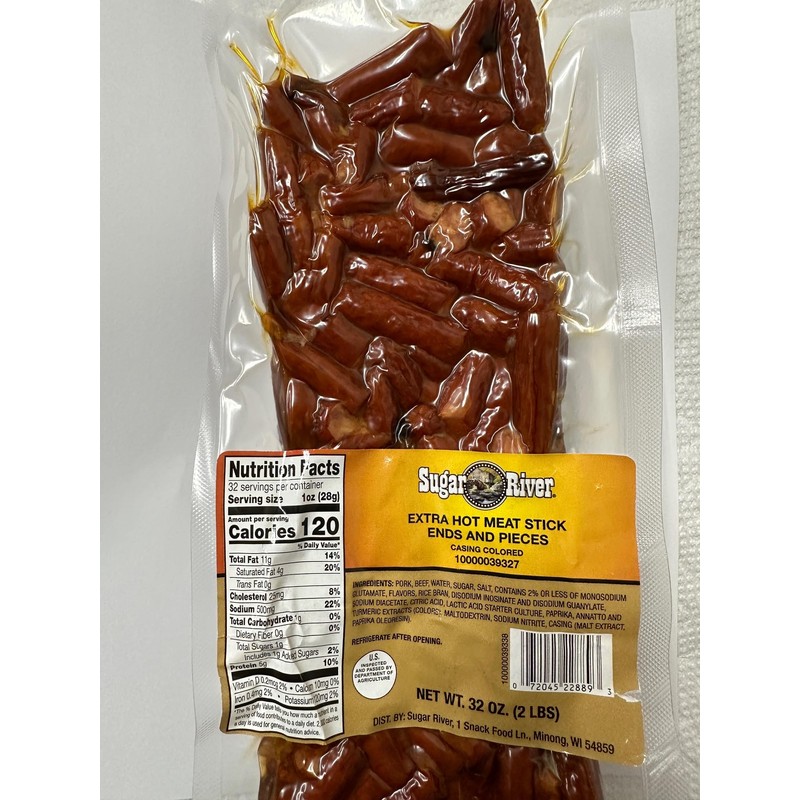 Sugar River Meat Snack Links Ends & Pieces 2 lbs