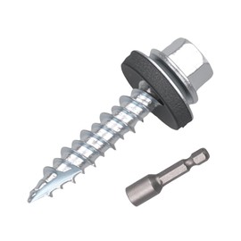 Metal Roofing Screws 320Pcs 10 x 1inch, Hex Head Sheet Metal Roof Screw with EPDM Washer Replacement for Corrugated Roofing