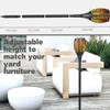 Sunlitec Solar Lights, Waterproof Flickering Flames Torches Lights Outdoor Landscape