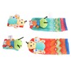 Baby Wrist Rattle Socks Set Soft Cute Cartoon Animal Hand