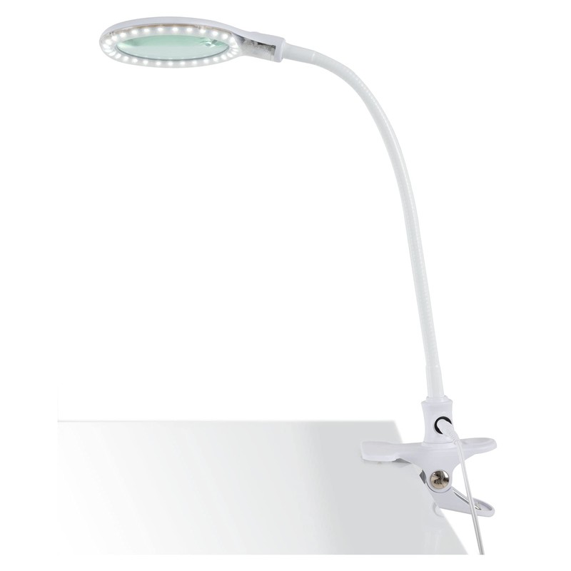 Showlite LL-3036D Table Magnifying Lamp with Table Clamp Reading Magnifier