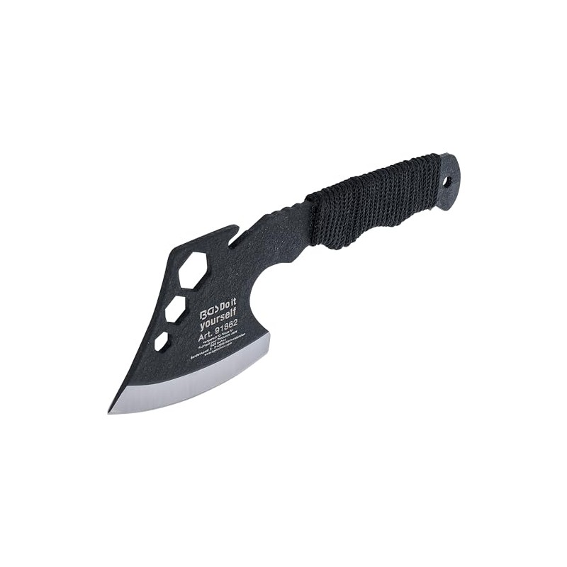 BGS DIY 91862 Mini Multifunctional Hatchet Stubby with Bottle Opener,