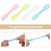 QUARKZMAN Pack of 40 Clothes Hangers, Windproof Plastic Strips Hooks,