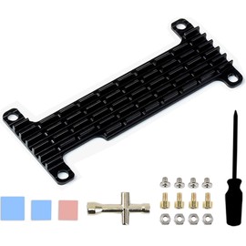 Heatsink with Thermal Tapes, Aluminum Heatsink Cooler for Raspberry Pi Zero 2 W/Pi Zero 2 WH/Raspberry Pi Zero/Zero W/Zero WH