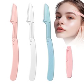 Dermaplaning Tool (3 Count) – Easy to Use Dermaplaning Razor for Face – Precision Facial Razor for Eyebrows, Eyebrow Trimmer and Face Shaver, Facial Hair Removal for Women and Men