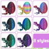 CWENDANER 3D Printed Dragon Egg Mysterious Dragon Toy Realistic Movable