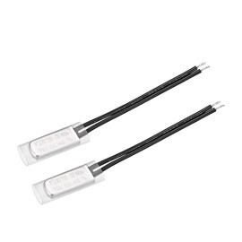 uxcell KSD9700 Metal Thermostat, Bimetallic Temperature, Normal Open and Close, Auto Reset, 105°F (45°C), N.C, 10A, Pack of 2