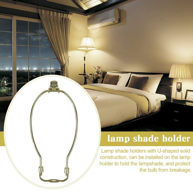 8 inch Lamp Shade Harp Holder Lamp Harp Adapter, Iron