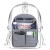 Luxja Backpack Organiser, Felt Organiser Insert for Backpack, Lightweight Backpack