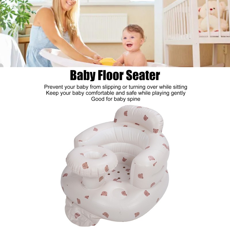 Baby Inflatable Seat Infant Back Support Sofa Sitting Up Toddler