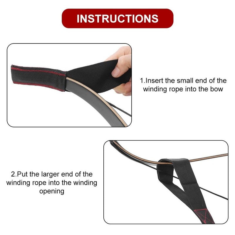 DONGKER Archery Bow Stringer, Protective Bow String Tool Bow Stringer