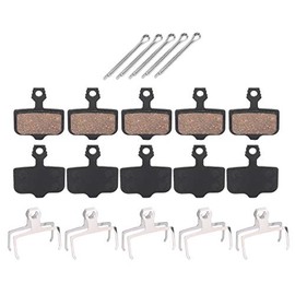 VGEBY Pastillas de Freno de Disco, 5 Pares 30MM Pastillas de Freno de Disco de Bicicleta de montaña Pastillas de Freno electromóvil de Resina Semi-metálica Suministros Para Bicicletas Y De Repuesto