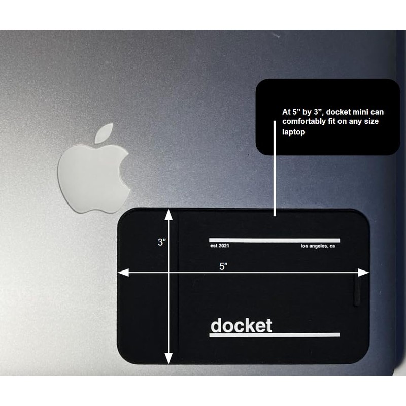 Docket Mini SSD External Hard Drive Holder for Laptop -